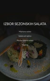 Restoran Dubrovnik Menu Salate
